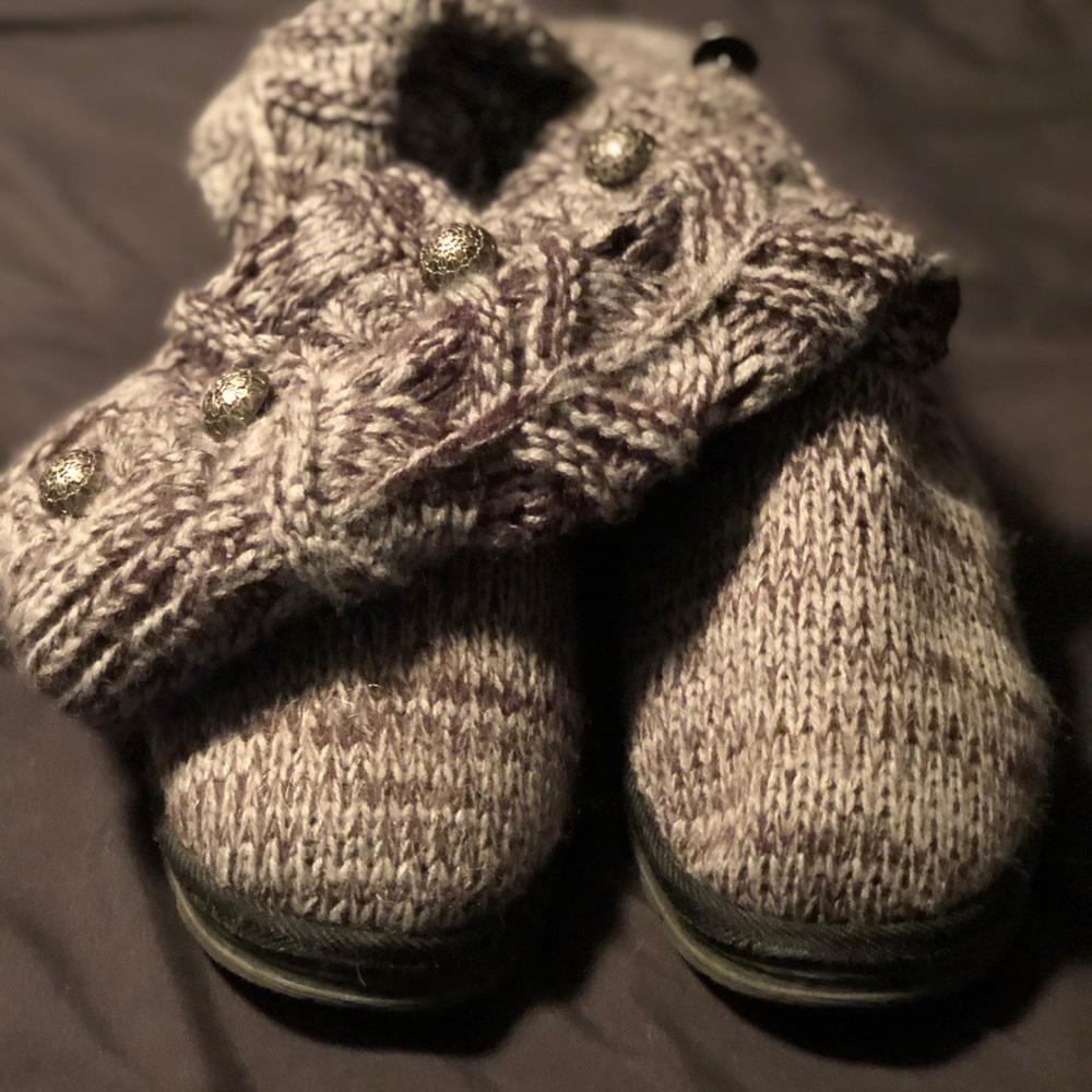 Muk Luk knit boots